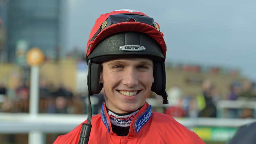 Harry Cobden honours the late Keagan Kirkby following victory at Taunton