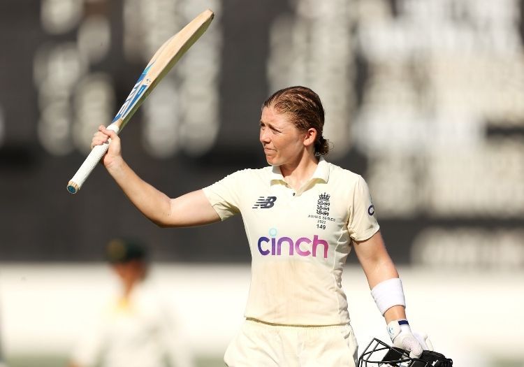 Heather Knight at cricket stadium. Source: The Cricketer