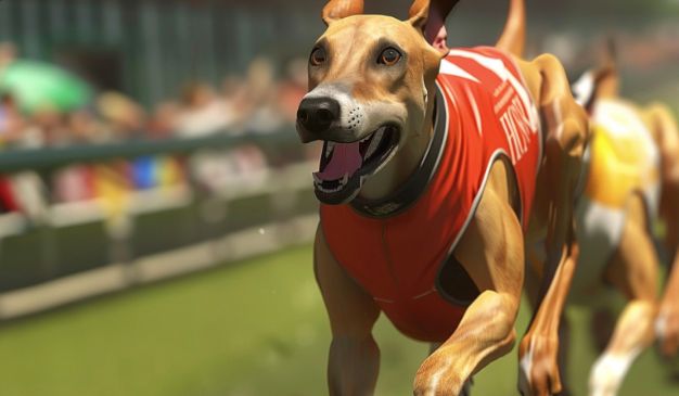 Virtual greyhound dog. Source: Midjourney 