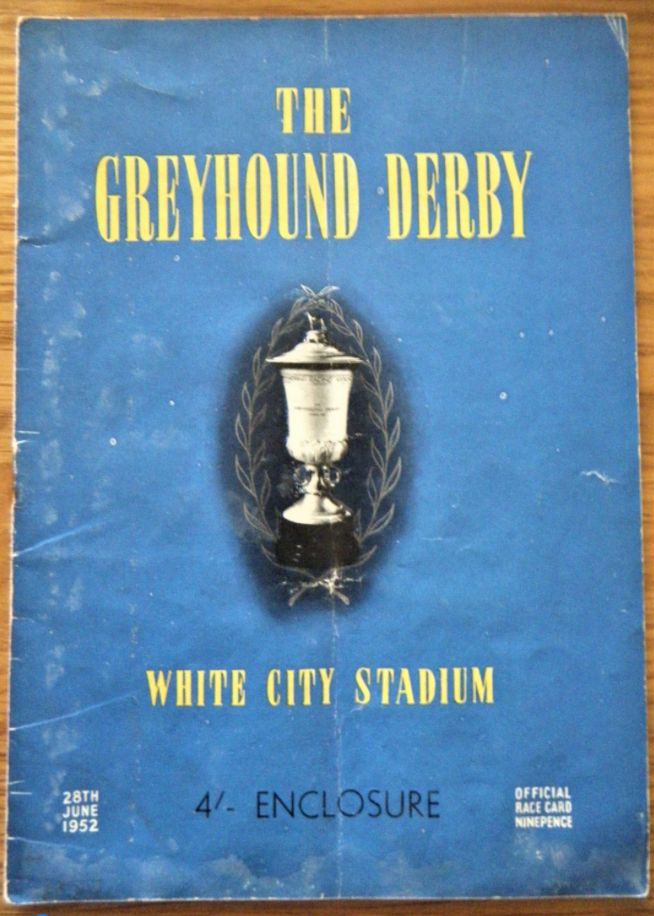 A programme from the 1952 Derby Final, its content are shown below. Source: Courtesy of Mr A Nash.