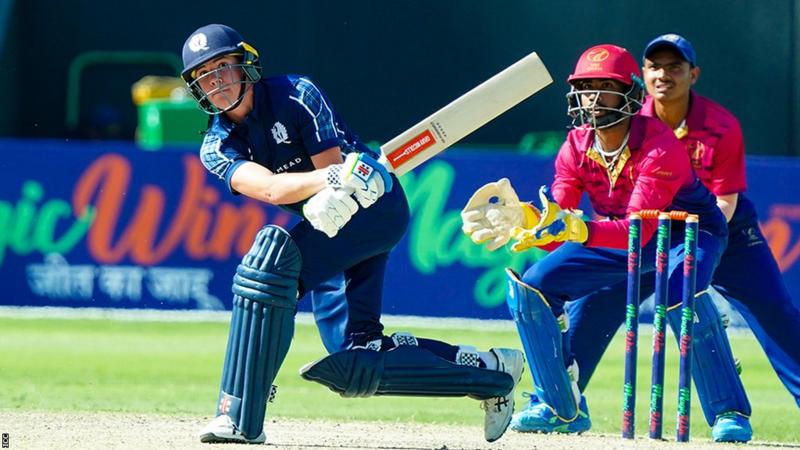 Scotland dominated UAE in their World Cup League 2 match, with Tear shining on his debut