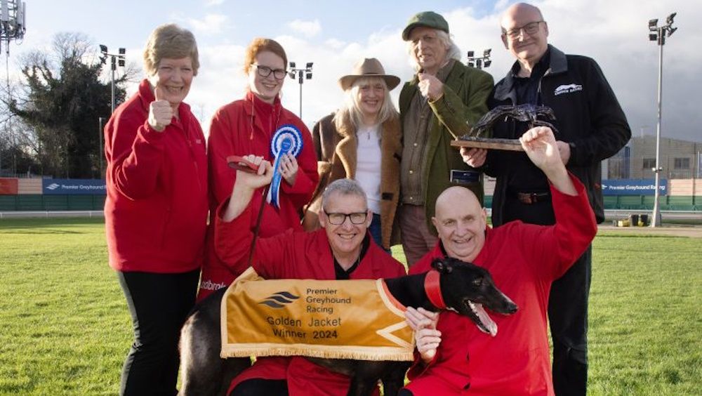Jacket winner Rolex times it right for Greyhound of the Month award for February