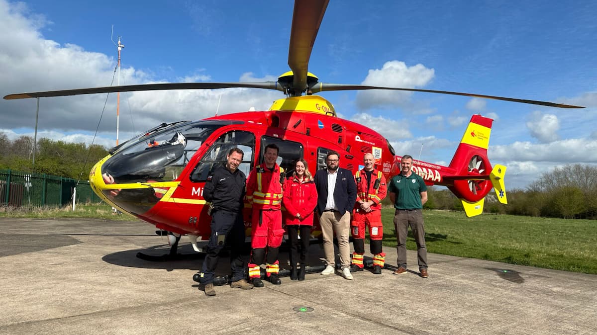 Worcestershire has announced Midlands Air Ambulance as its charity partner for 2024