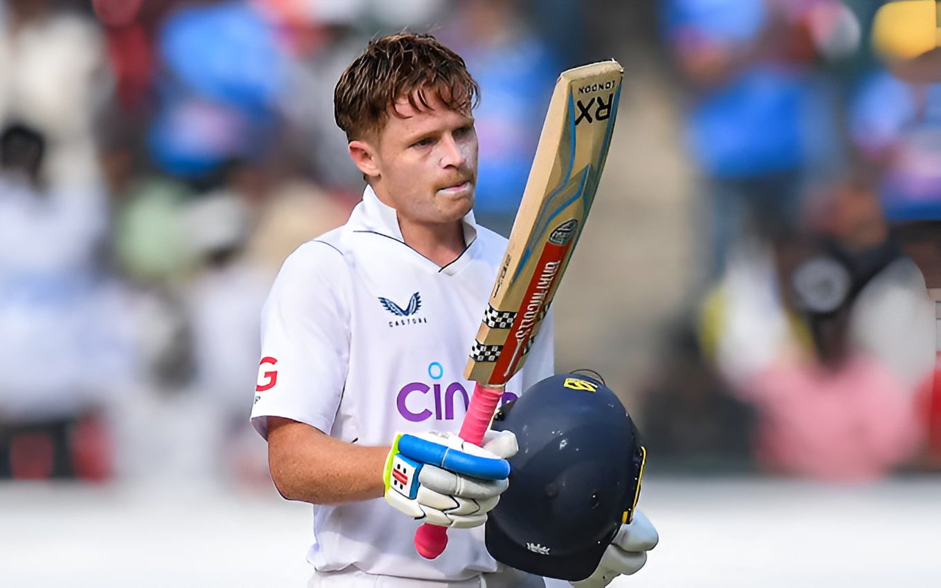 Ollie Pope is supported by Marcus Trescothick in India vs England match