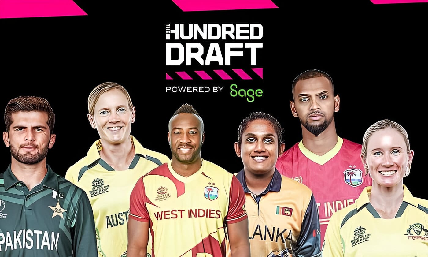 The Hundred Draft, powered by Sage, selected Meg Lanning, Nicholas Pooran, Beth Mooney, and Andre Russell