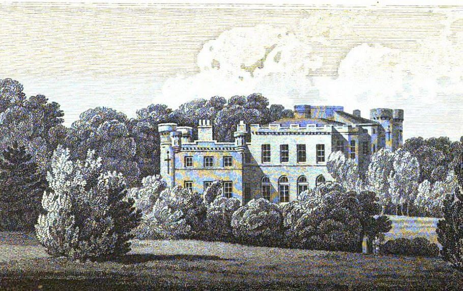Oakes Manor, D. Houston, Volume V, 1808. Source: https://www.regencyhistory.net/2019/11/edward-smith-stanley-12th-earl-of-derby.html?m=1